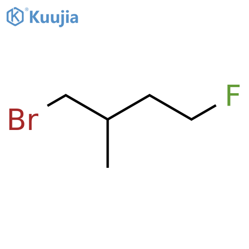 1-bromo-4-fluoro-2-methylbutane structure