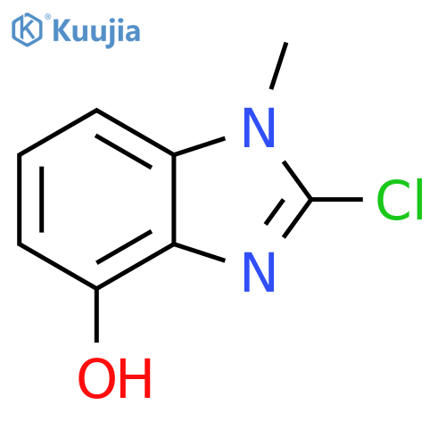 2-chloro-1-methylbenzimidazol-4-ol structure