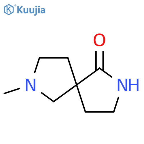 7-methyl-2,7-diazaspiro[4.4]nonan-1-one structure