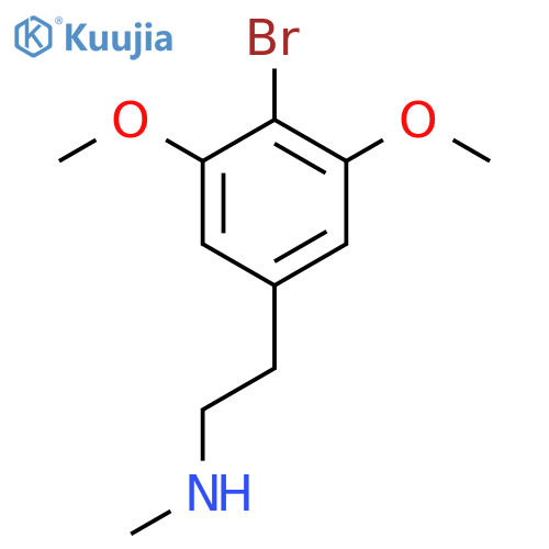 2-(4-bromo-3,5-dimethoxyphenyl)ethyl(methyl)amine structure