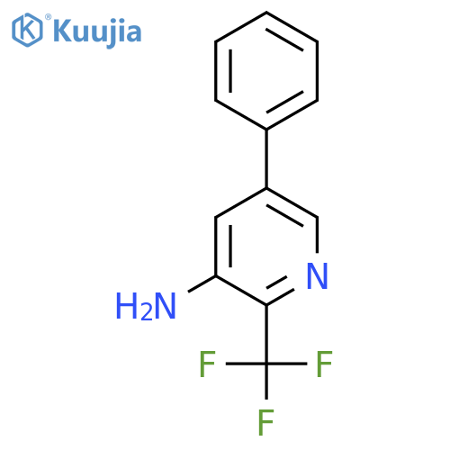 3-Amino-5-phenyl-2-(trifluoromethyl)pyridine structure