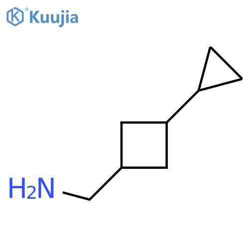 (3-Cyclopropylcyclobutyl)methanamine structure