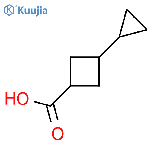 3-Cyclopropylcyclobutane-1-carboxylic acid structure
