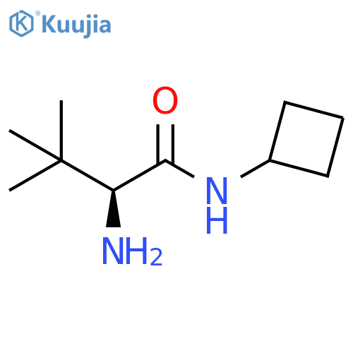 Butanamide, 2-amino-N-cyclobutyl-3,3-dimethyl-, (S)- (9CI) structure