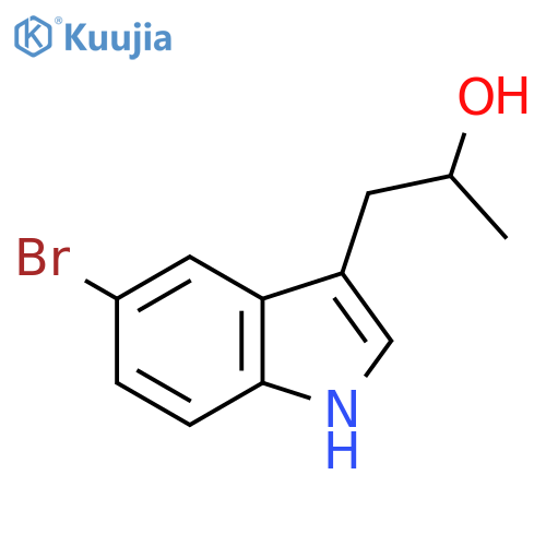 1-(5-Bromo-1H-indol-3-yl)propan-2-ol structure