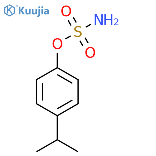 4-(propan-2-yl)phenyl sulfamate structure