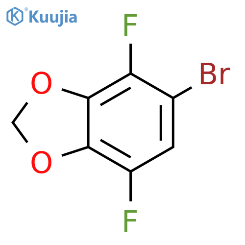 5-bromo-4,7-difluoro-1,3-dioxaindane structure