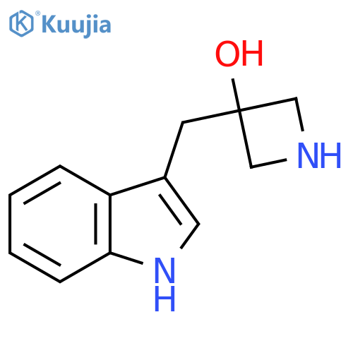 3-(1H-indol-3-yl)methylazetidin-3-ol structure