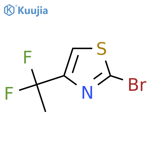 2-Bromo-4-(1,1-difluoroethyl)thiazole structure