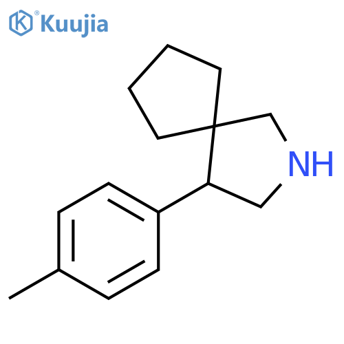 4-(4-methylphenyl)-2-azaspiro4.4nonane structure