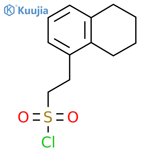 2-(5,6,7,8-Tetrahydronaphthalen-1-yl)ethane-1-sulfonyl chloride structure