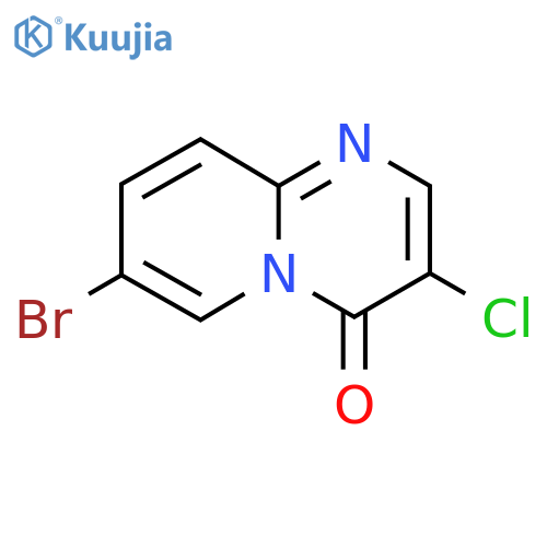 7-Bromo-3-chloro-4H-pyrido[1,2-a]pyrimidin-4-one structure