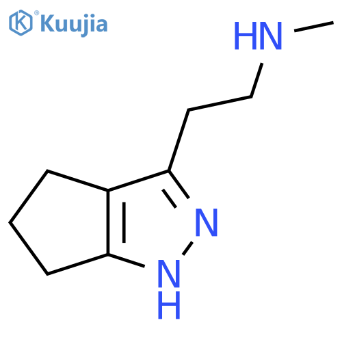 (2-{1H,4H,5H,6H-cyclopentacpyrazol-3-yl}ethyl)(methyl)amine structure