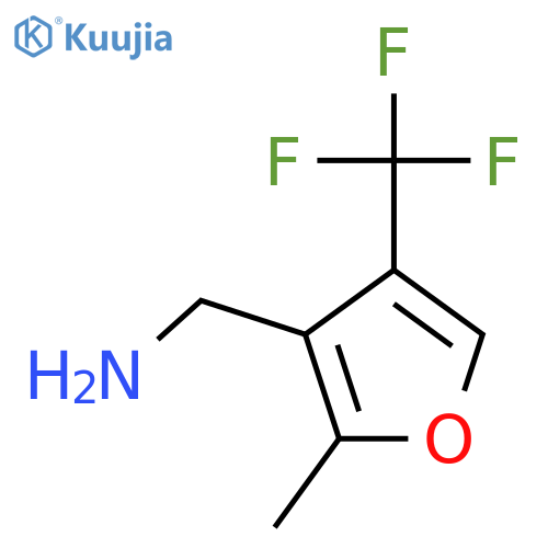 2-methyl-4-(trifluoromethyl)furan-3-ylmethanamine structure
