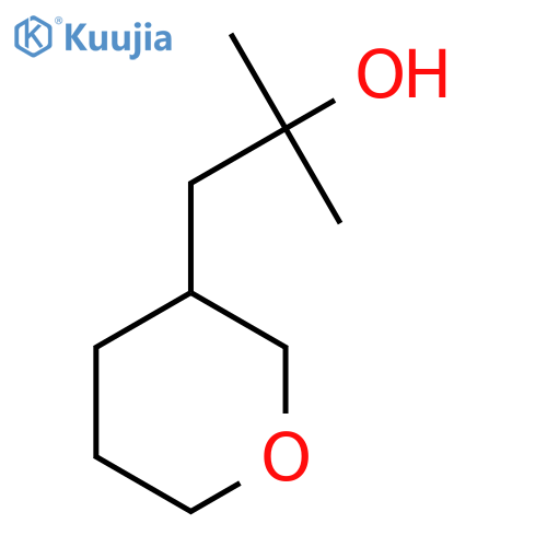 2-methyl-1-(oxan-3-yl)propan-2-ol structure