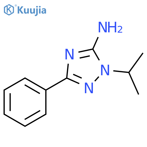 1-(1-Methylethyl)-3-phenyl-1H-1,2,4-triazol-5-amine structure