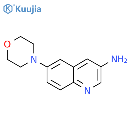 6-Morpholin-4-ylquinolin-3-amine structure
