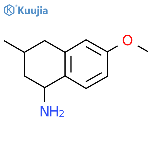 6-Methoxy-3-methyl-1,2,3,4-tetrahydronaphthalen-1-amine structure