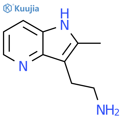2-Methyl-1H-pyrrolo[3,2-b]pyridine-3-ethanamine structure