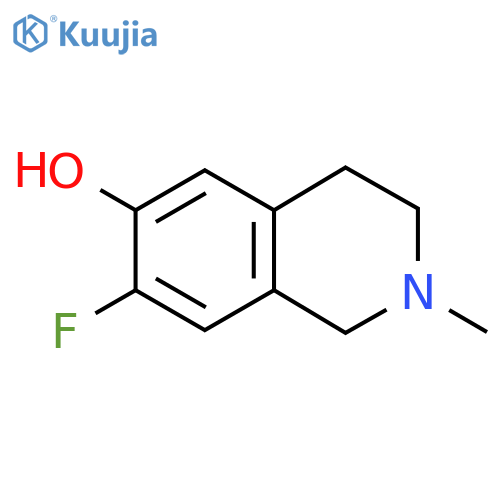 7-Fluoro-2-methyl-1,2,3,4-tetrahydroisoquinolin-6-ol structure