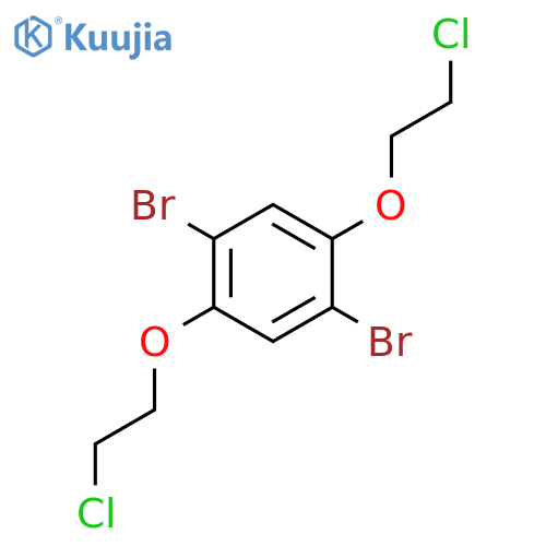 1,4-Bis(2-chloroethoxy)-2,5-dibromobenzene structure