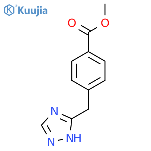 Methyl 4-((1H-1,2,4-triazol-3-yl)methyl)benzoate structure
