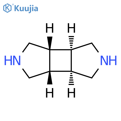 Cyclobuta[1,2-c:3,4-c']dipyrrole, decahydro-, (3aR,3bR,6aS,6bS)-rel- structure