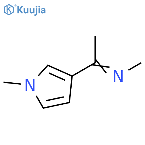 Methanamine, N-[1-(1-methyl-1H-pyrrol-3-yl)ethylidene]- structure