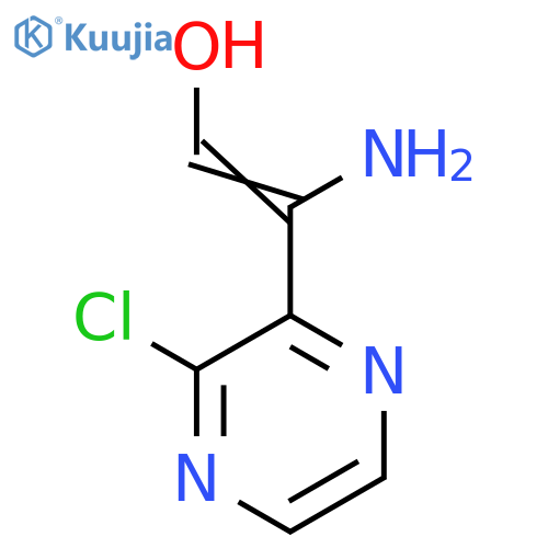 2-Amino-2-(3-chloropyrazin-2-yl)ethylenol structure