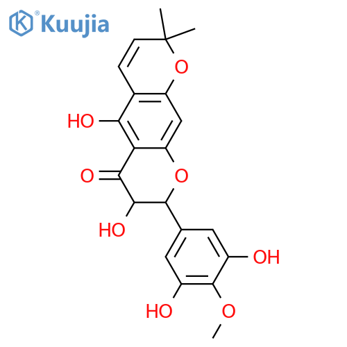 8-(3,4-Dihydroxyphenyl)-7,8-dihydro-5,7-dihydroxy-2,2-dimethyl-2H,6H-benzo[1,2-b:5,4-b']dipyran-6-one; (2ξ,3ξ)-form, 5'-Hydroxy, 4'-Me ether structure