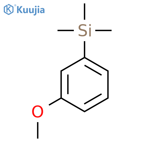 Benzene,1-methoxy-3-(trimethylsilyl)- structure