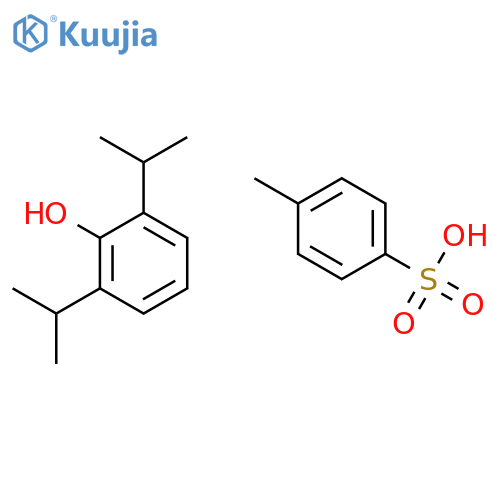 Phenol, 2,6-bis(1-methylethyl)-, 4-methylbenzenesulfonate structure