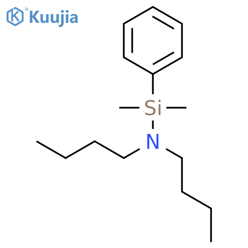 Silanamine, N,N-dibutyl-1,1-dimethyl-1-phenyl- structure