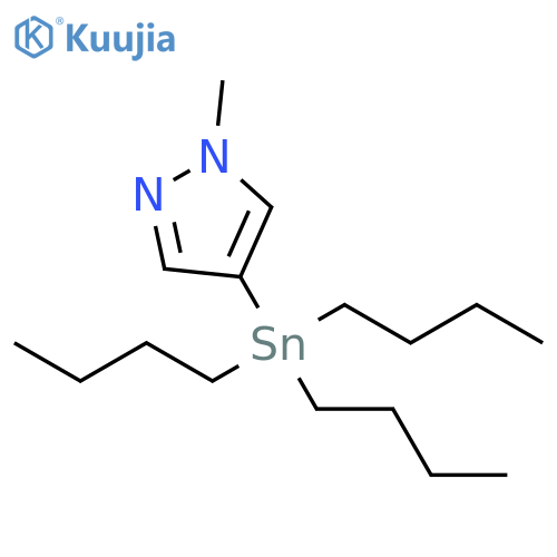 Tributyl-(1-methylpyrazol-4-yl)stannane structure