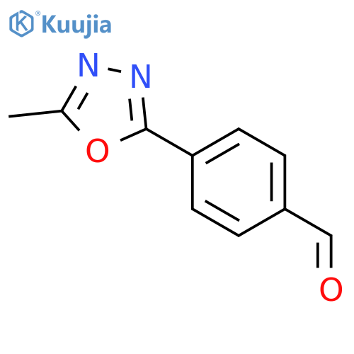 4-(5-Methyl-1,3,4-oxadiazol-2-yl)benzaldehyde structure