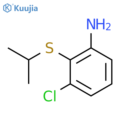 3-Chloro-2-isopropylsulfanyl-phenylamine structure