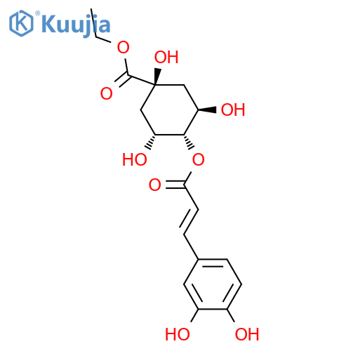 Ethyl 4-O-caffeoylquinate structure