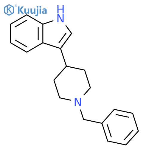 3-[1-benzyl -4-piperidinyl]-1H -indole structure