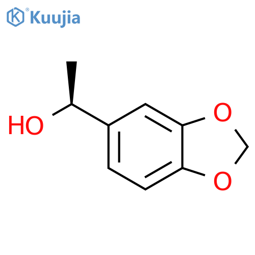 (1S)-1-(2H-1,3-benzodioxol-5-yl)ethan-1-ol structure