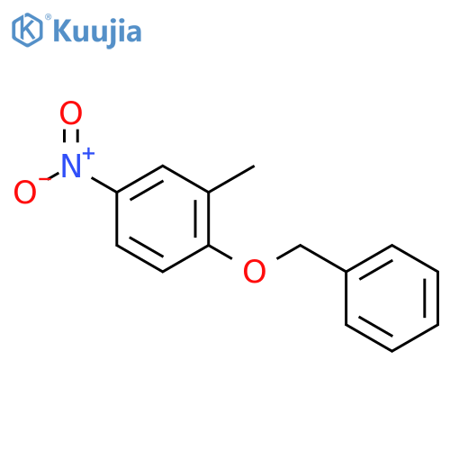 Benzene, 2-methyl-4-nitro-1-(phenylmethoxy)- structure