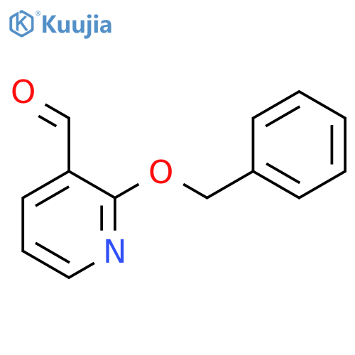 2-phenylmethoxypyridine-3-carbaldehyde structure