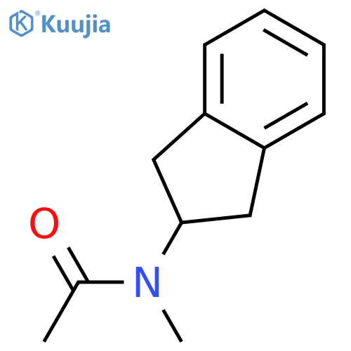 Acetamide,N-(2,3-dihydro-1H-inden-2-yl)-N-methyl- structure
