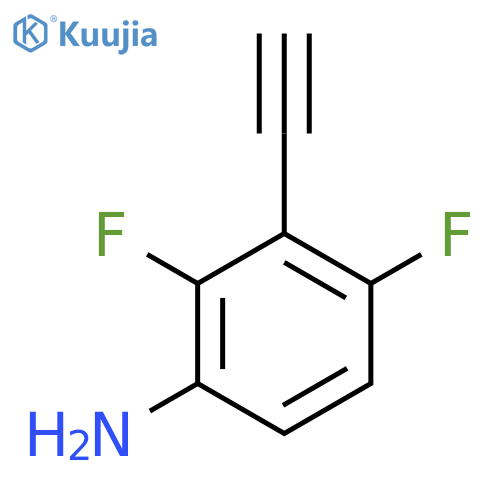 3-Ethynyl-2,4-difluoroaniline structure
