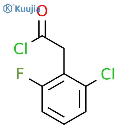 2-Chloro-6-fluorophenylacetyl chloride structure
