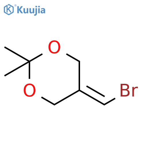 1,3-Dioxane, 5-(bromomethylene)-2,2-dimethyl- structure