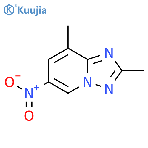 2,8-Dimethyl-6-nitro-[1,2,4]triazolo[1,5-A]pyridine structure