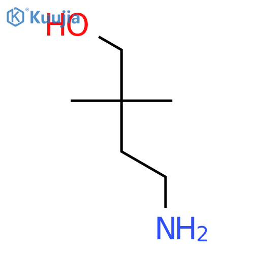4-amino-2,2-dimethylbutan-1-ol structure