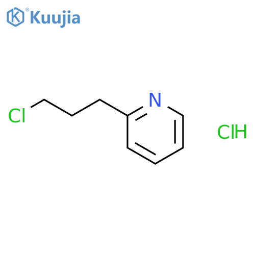 2-(3-chloropropyl)pyridine;hydrochloride structure