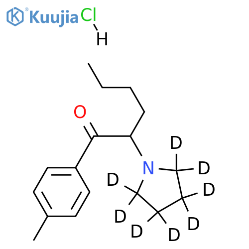 4'-Methyl-α-pyrrolidinohexanophenone-d8 Hydrochloride structure