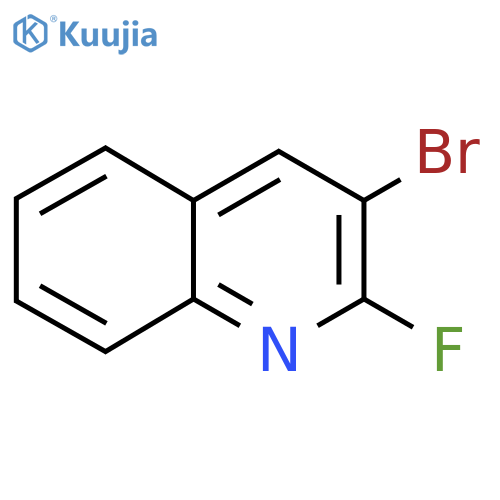 3-bromo-2-fluoroquinoline structure